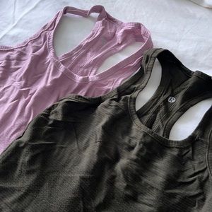 Lulu🍋lemon tanks (duo) size 6
